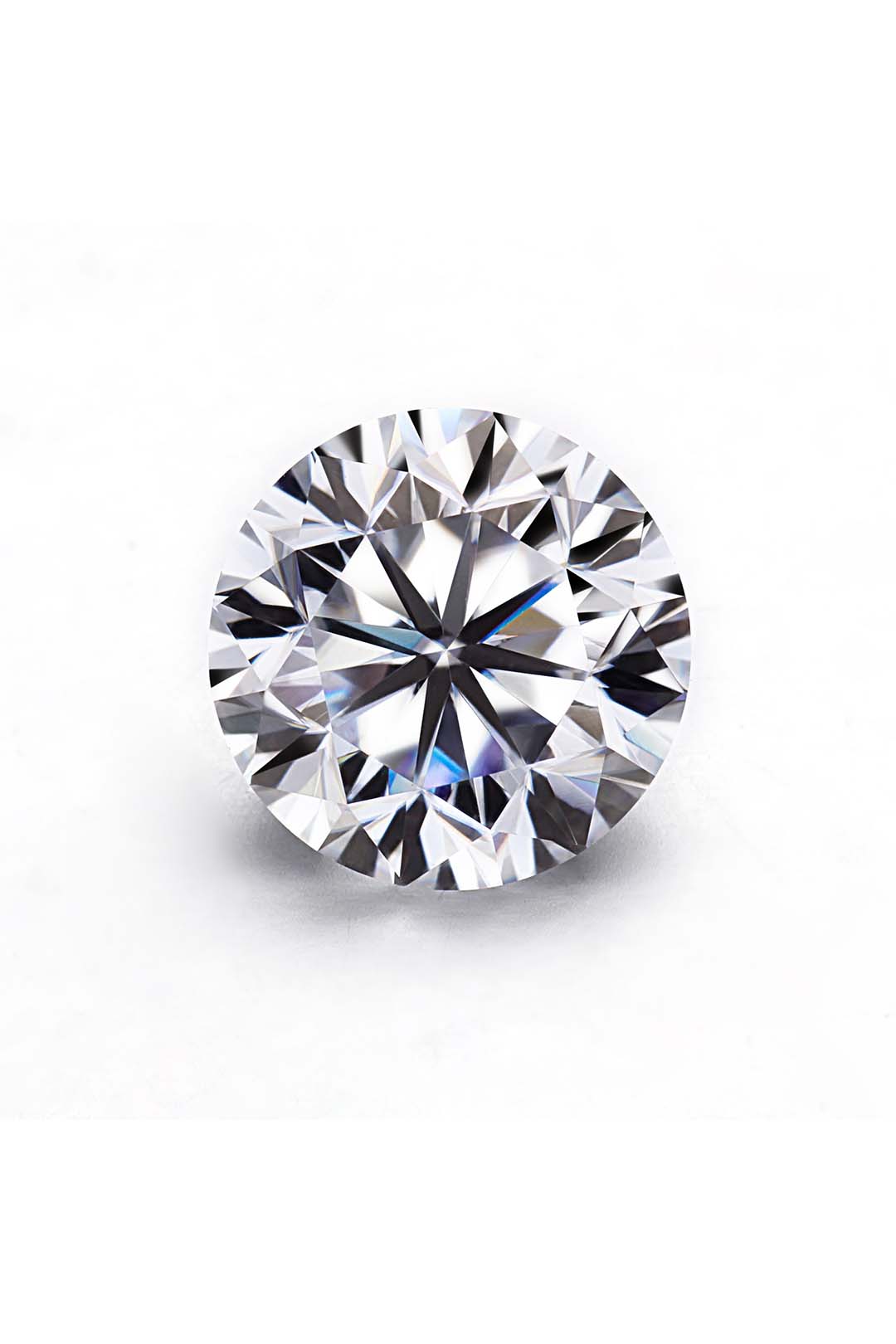 Round Cut Certified Moissanite Solitaire