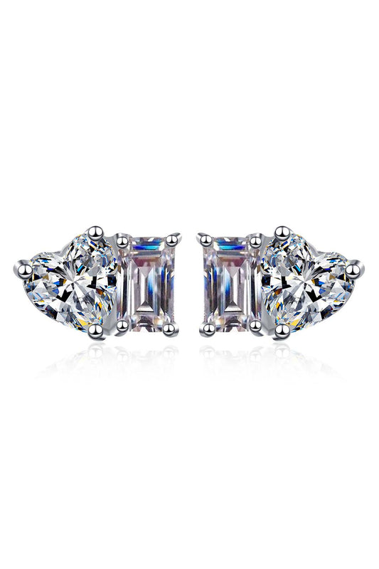 Primrose Moissanite Solitaire Earrings