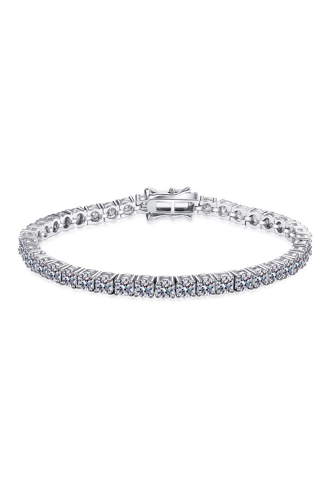 20 Cents (3.80mm) Moissanite Tennis Bracelet