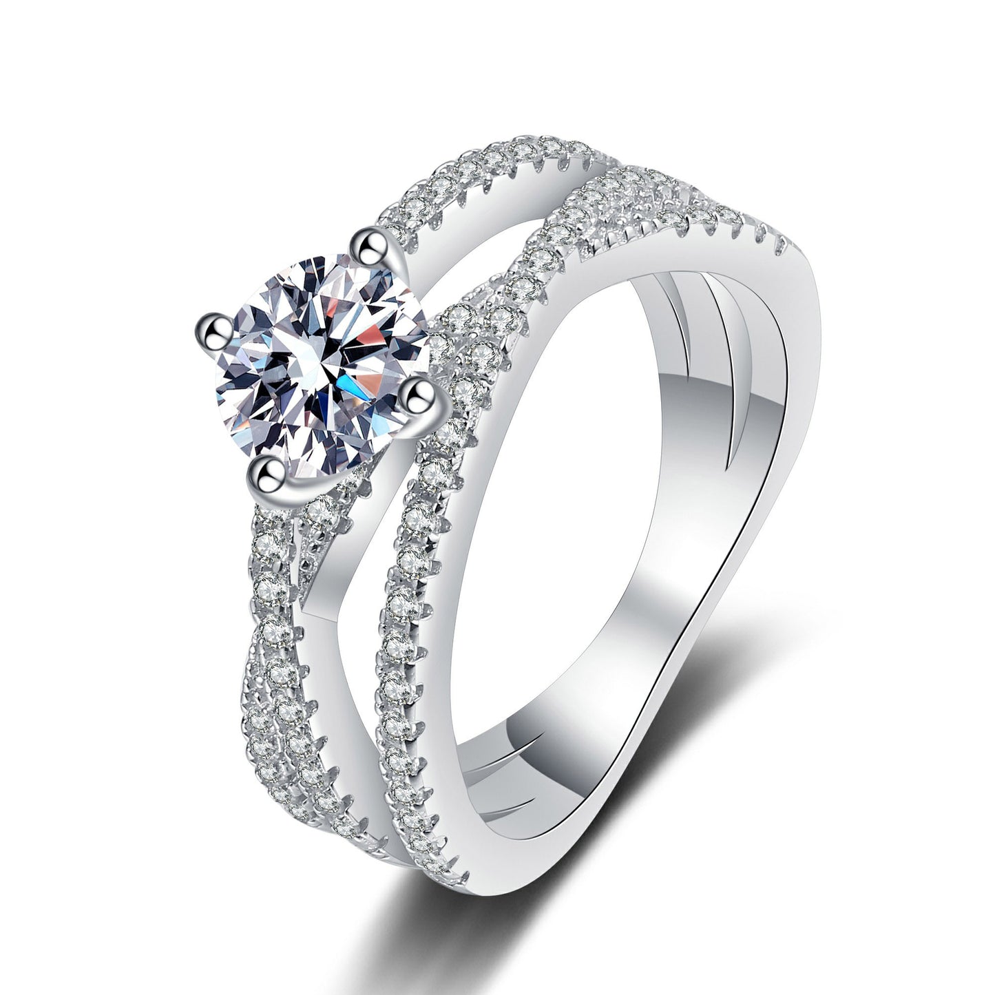 Eleanor's Elegance moissanite Ring