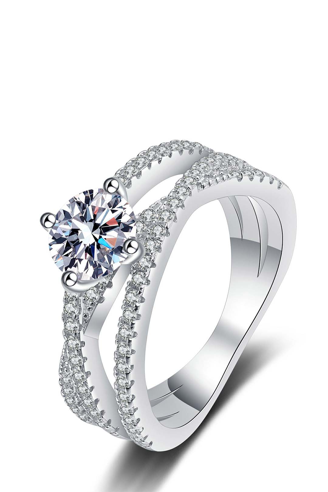 Eleanor's Elegance moissanite Ring