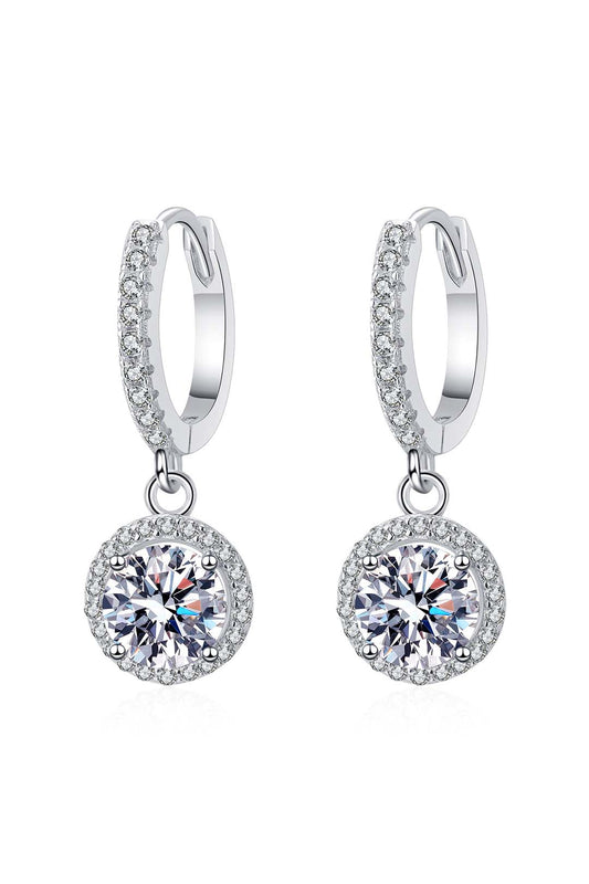 MesmeraGem Dangle solitaire earring