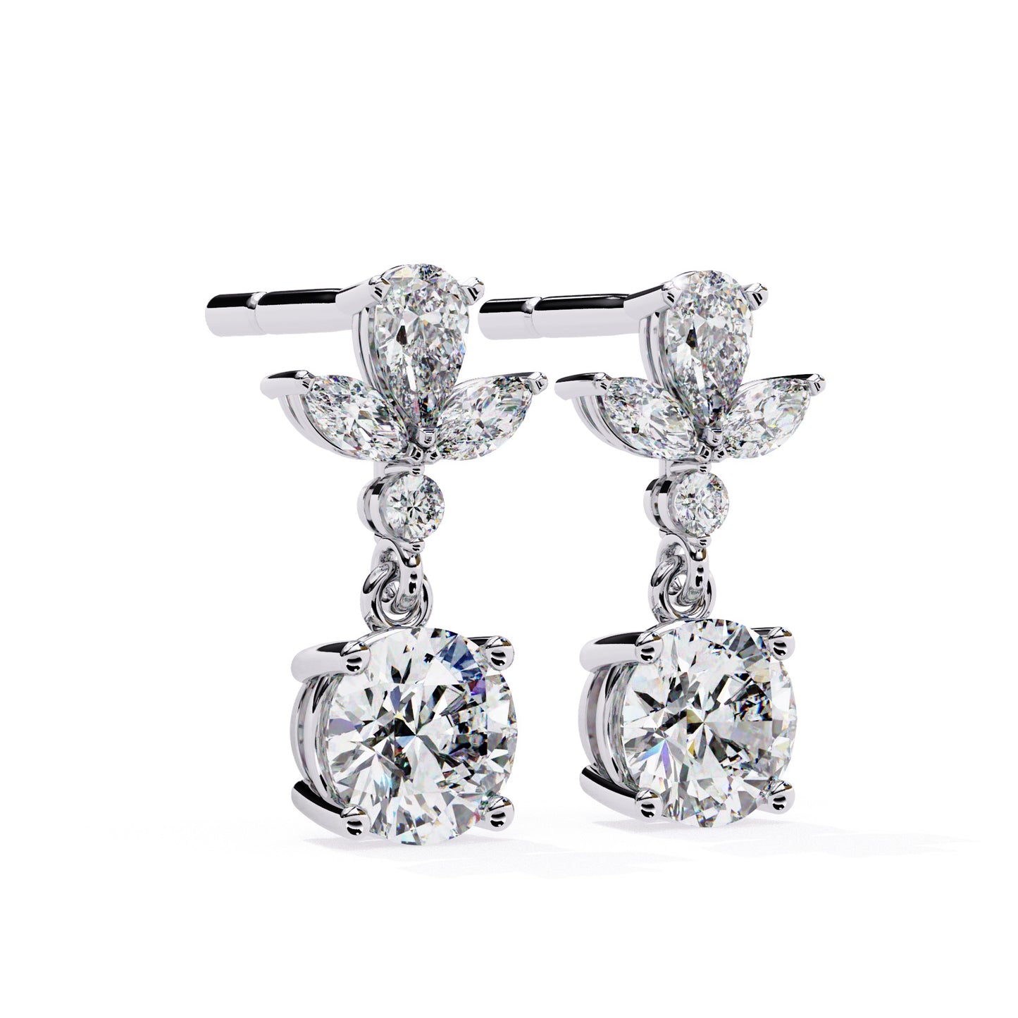 50 Cents Verity Diamond Solitaire Earring