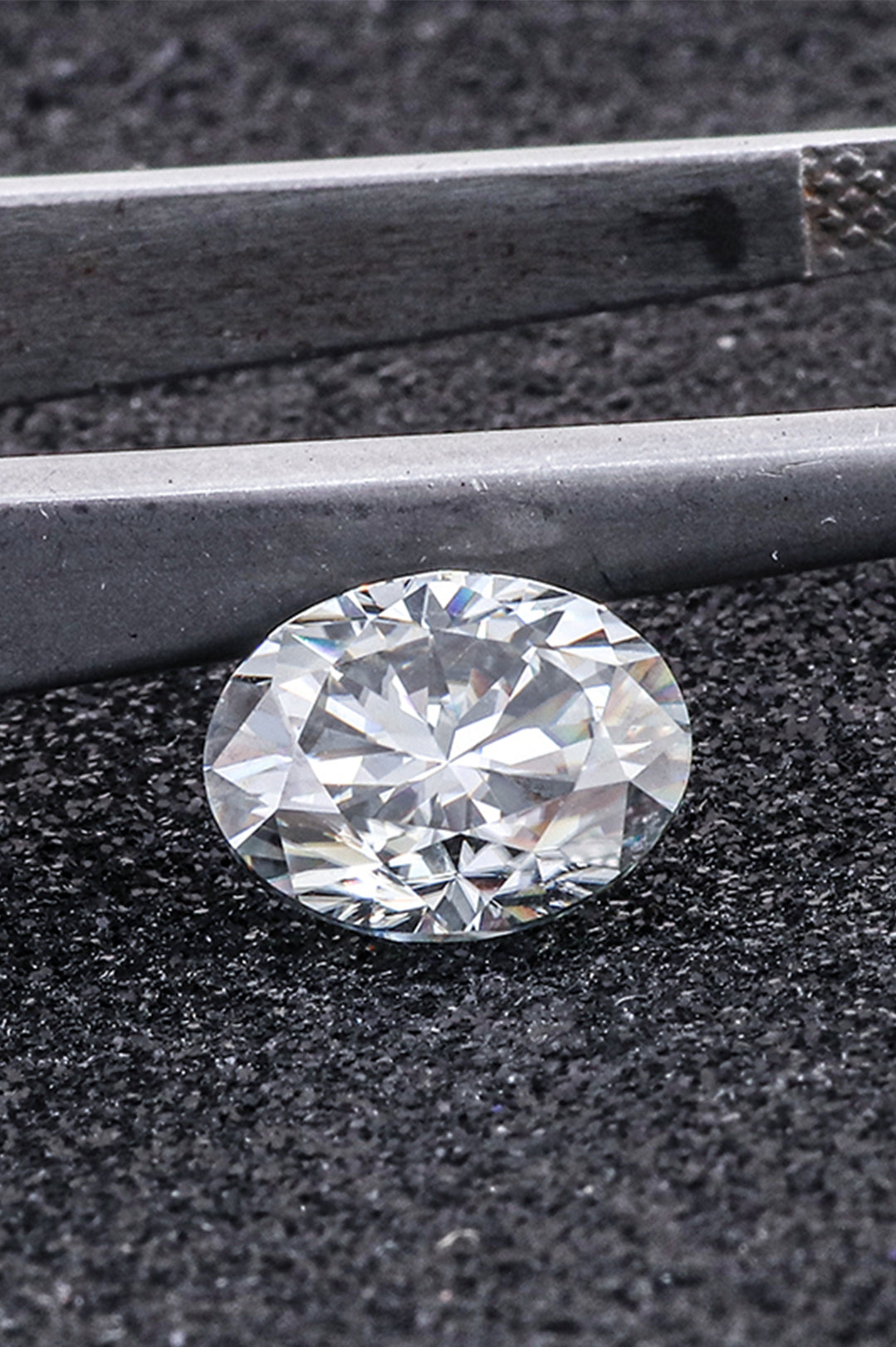 Oval Cut Certified Moissanite Solitaire