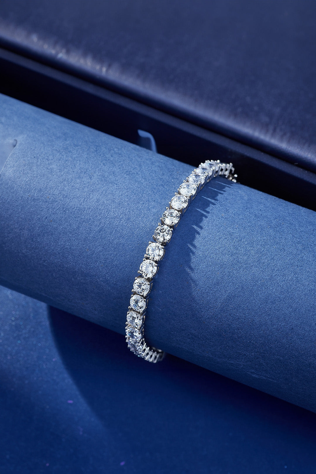 50 Cents (5.10mm) Moissanite Tennis Bracelet