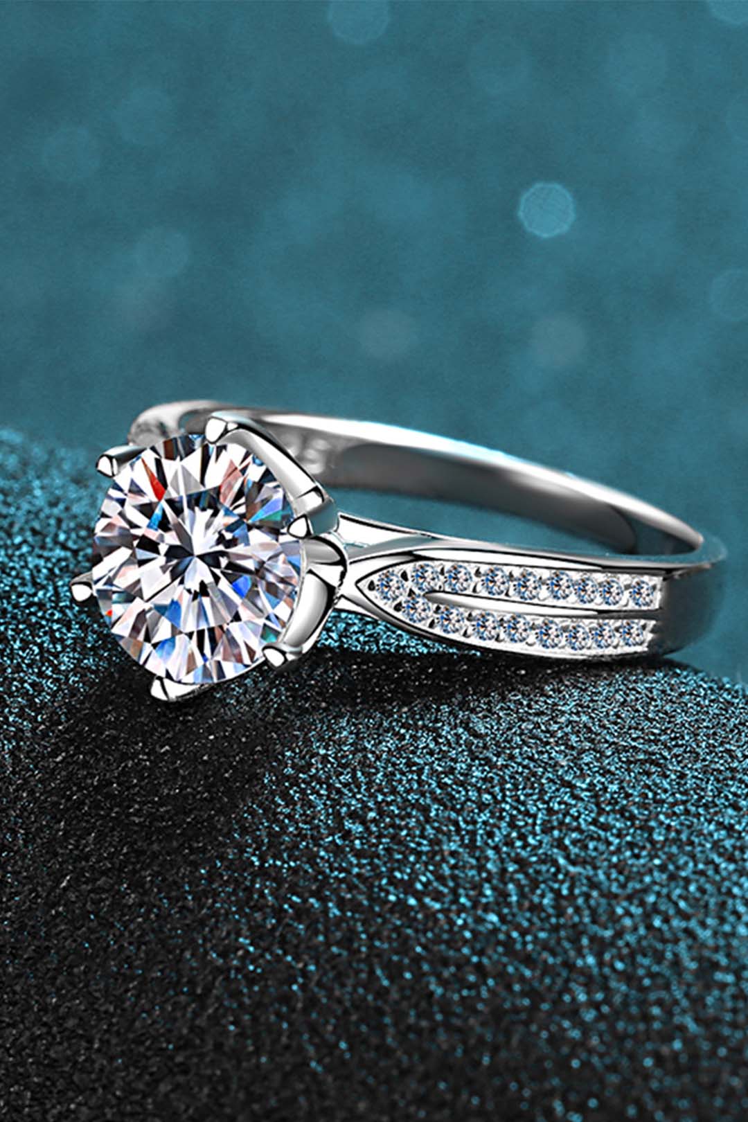 Matilda moissanite Solitaire Ring