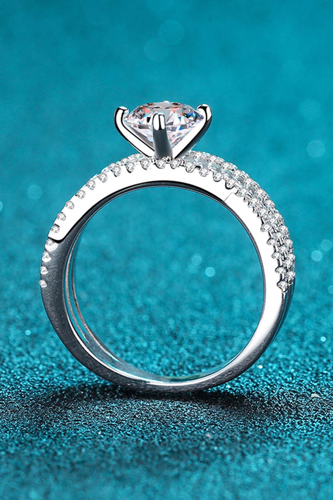 Eleanor's Elegance moissanite Ring