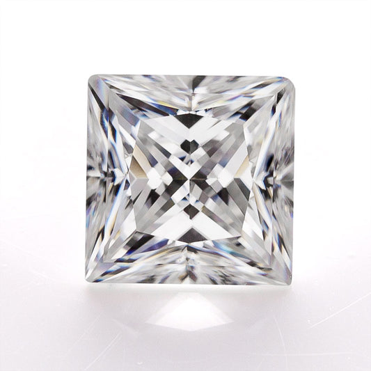 Princess Cut Certified Moissanite Solitaire