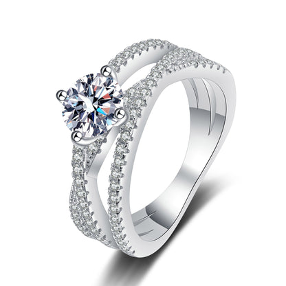 Eleanor's Elegance moissanite Ring