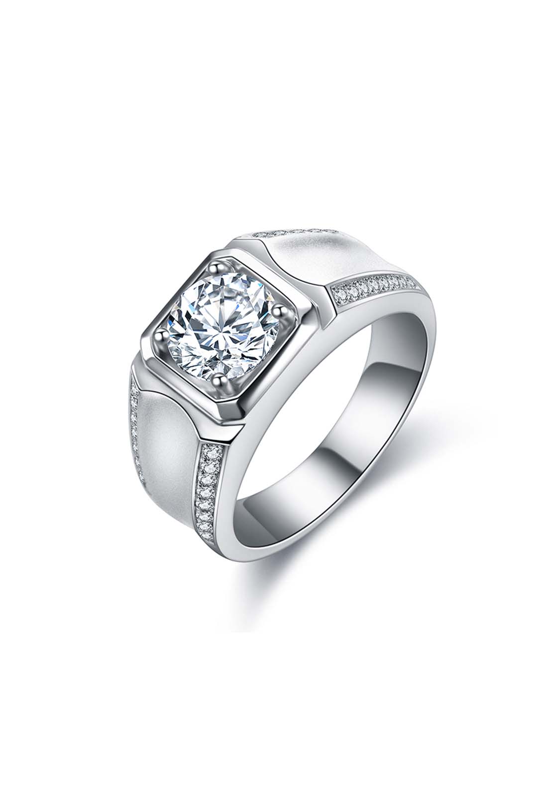 Maverick moissanite Ring