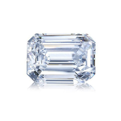 Emerald Cut Certified Moissanite Solitaire