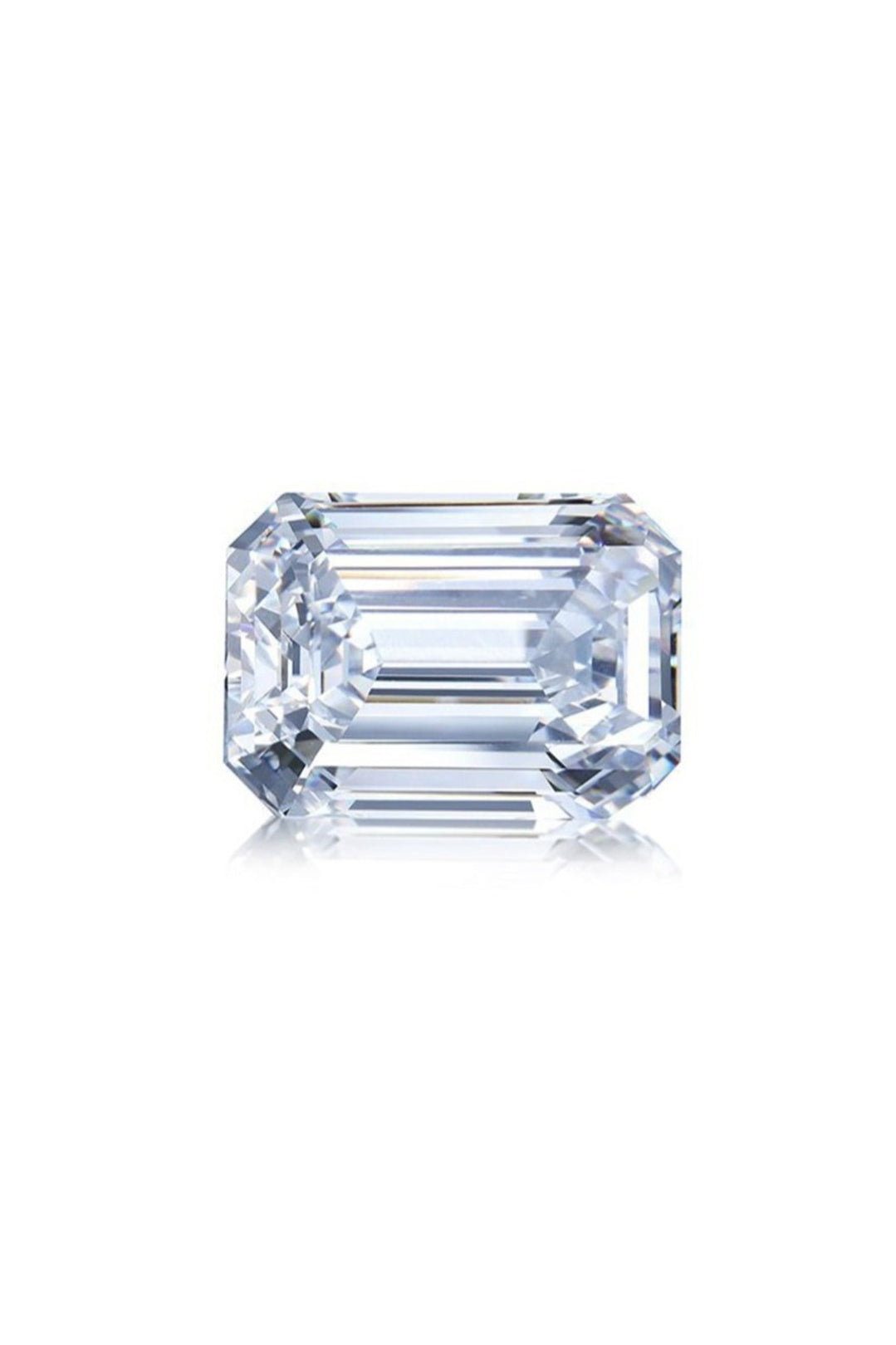 Emerald Cut Certified Moissanite Solitaire
