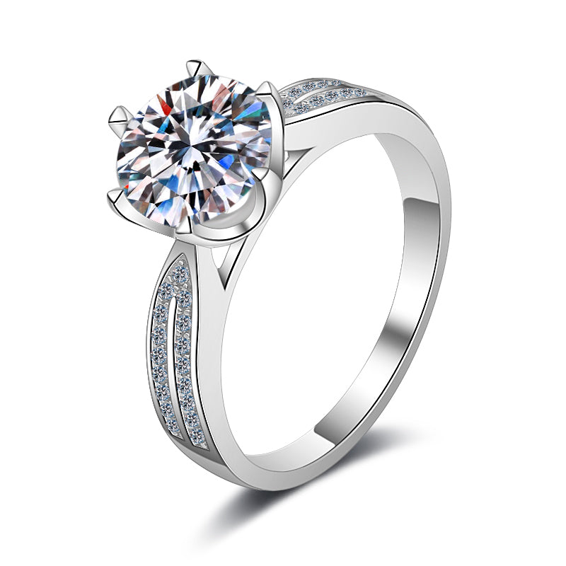 Matilda moissanite Solitaire Ring