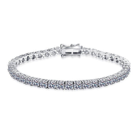 20 Cents (3.80mm) Moissanite Tennis Bracelet