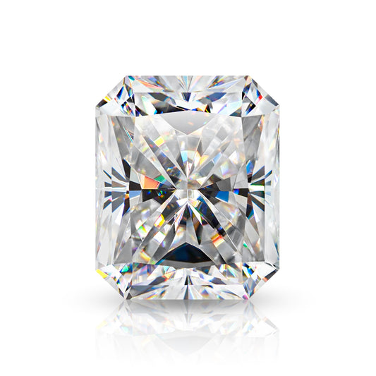 Radiant Cut Certified Moissanite Solitaire