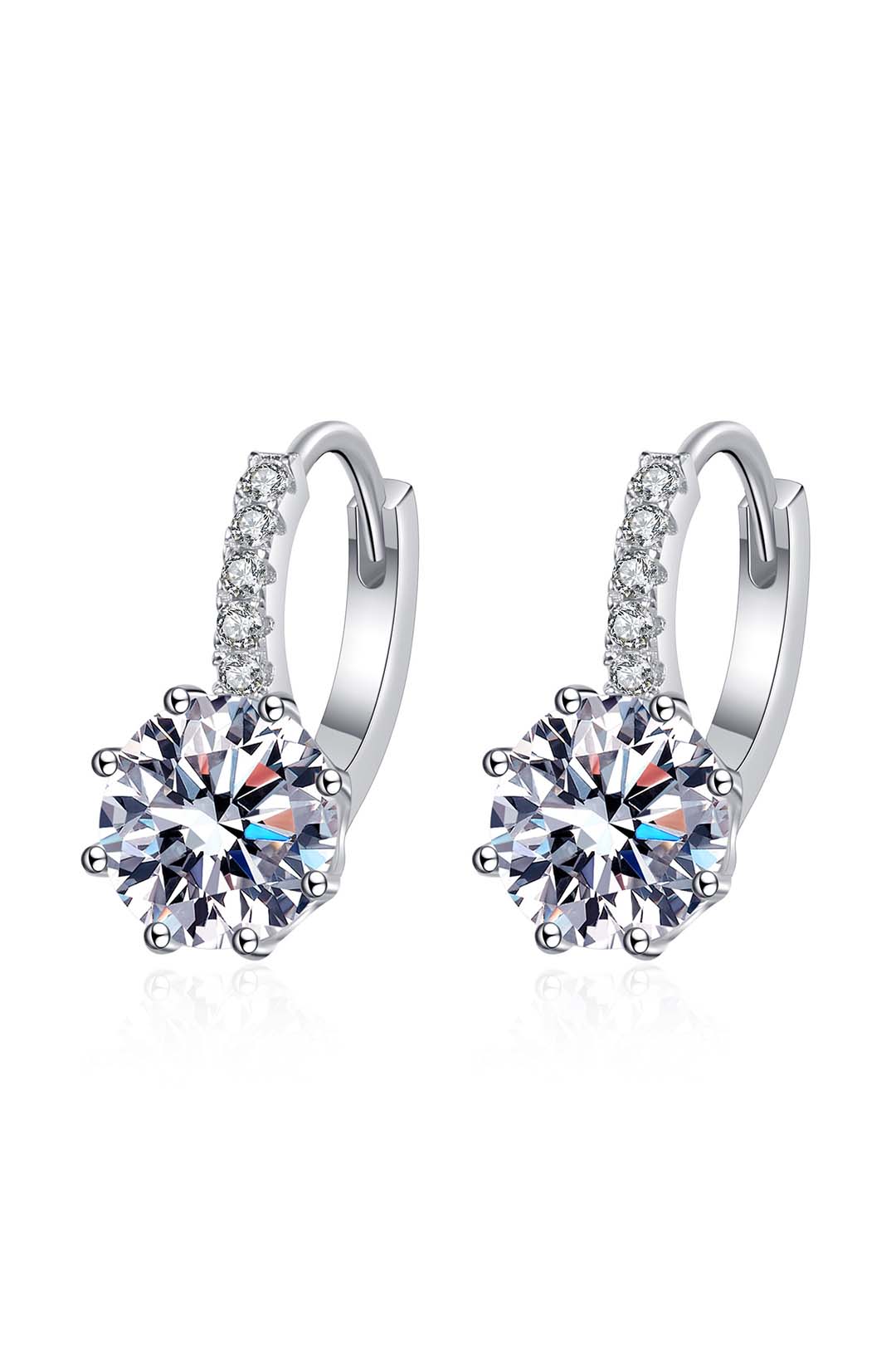 GlamourGleam solitaire earring