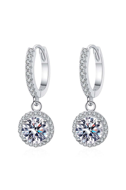MesmeraGem Dangle solitaire earring