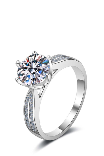 Matilda moissanite Solitaire Ring