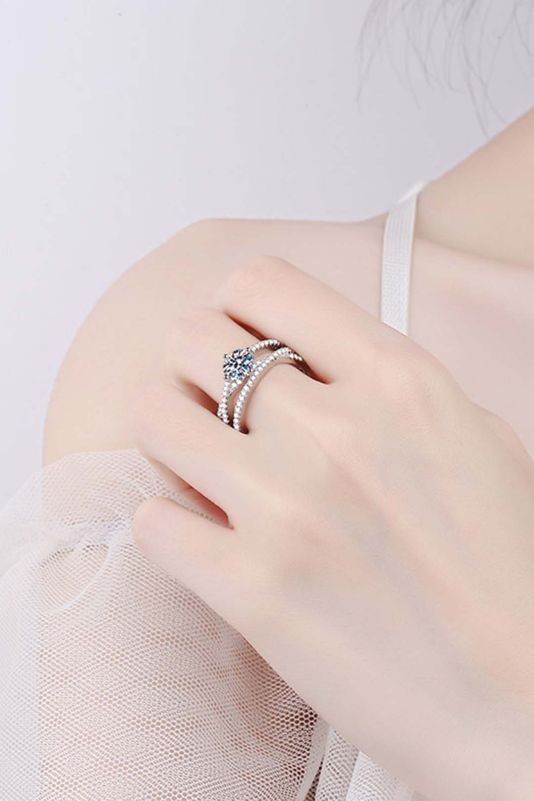 Eleanor's Elegance moissanite Ring