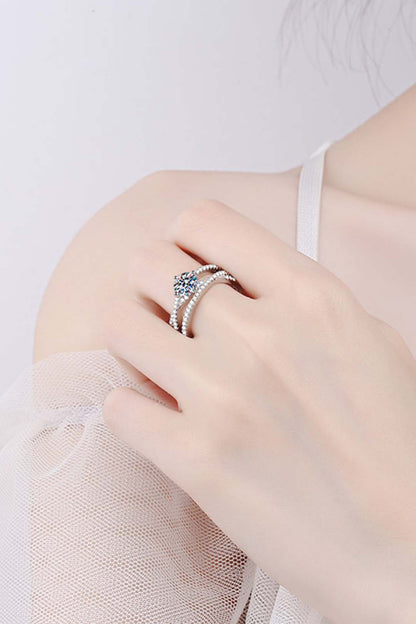 Eleanor's Elegance moissanite Ring
