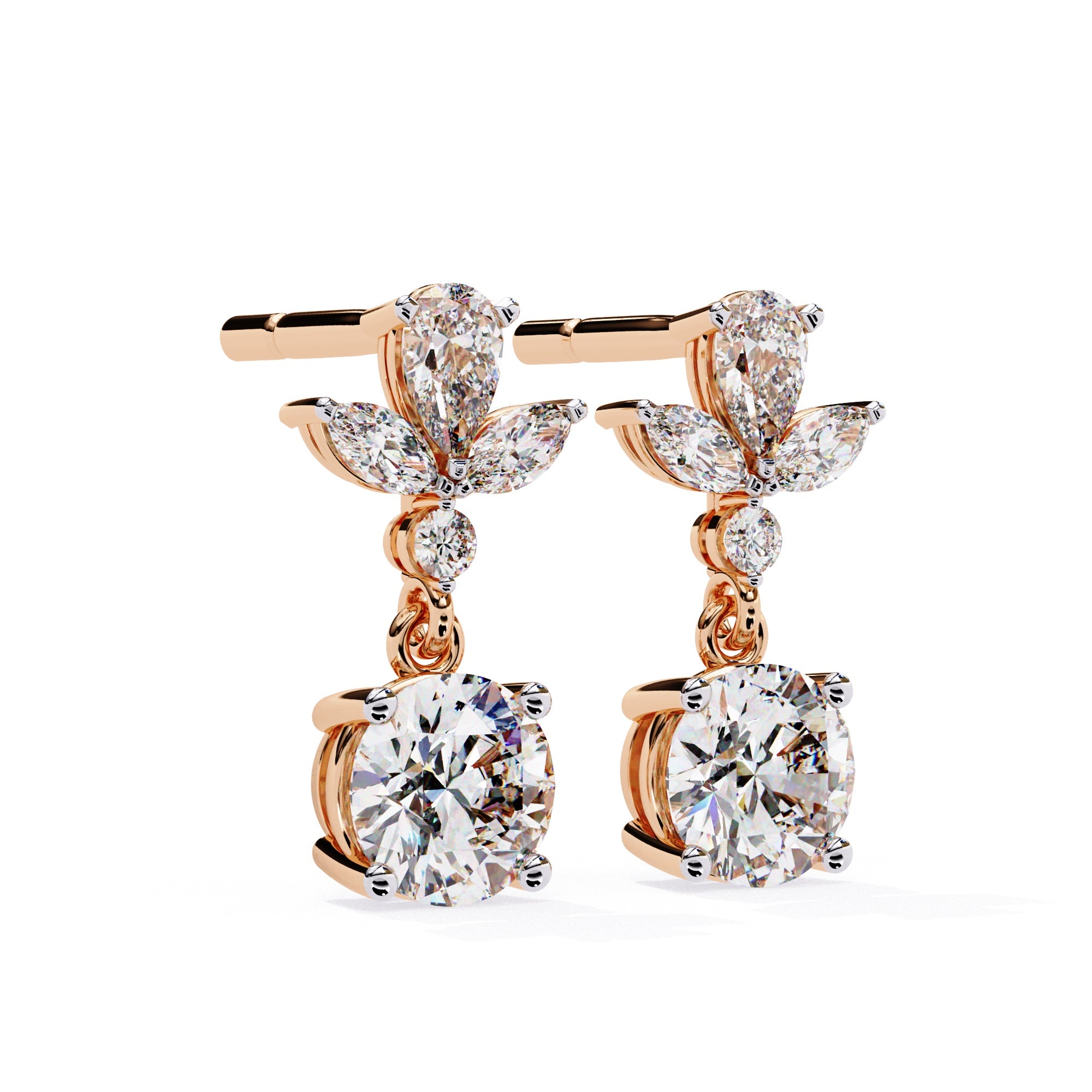 50 Cents Verity Diamond Solitaire Earring