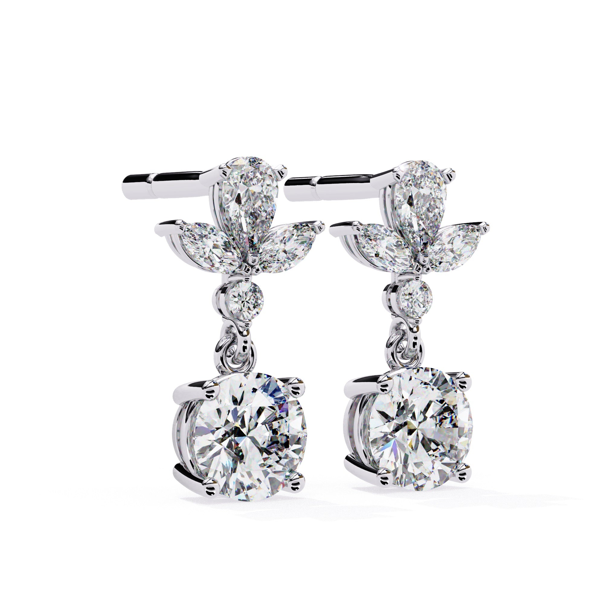 50 Cents Verity Diamond Solitaire Earring