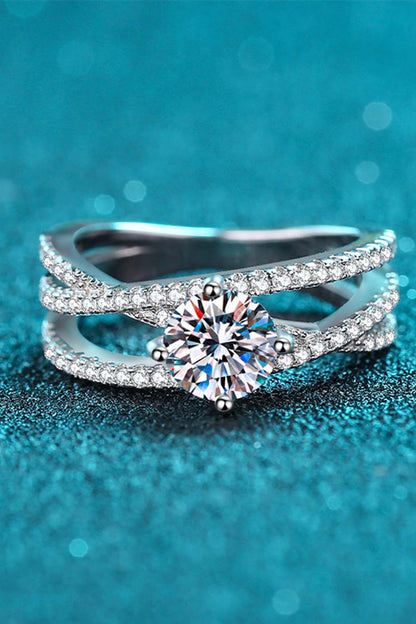 Eleanor's Elegance moissanite Ring