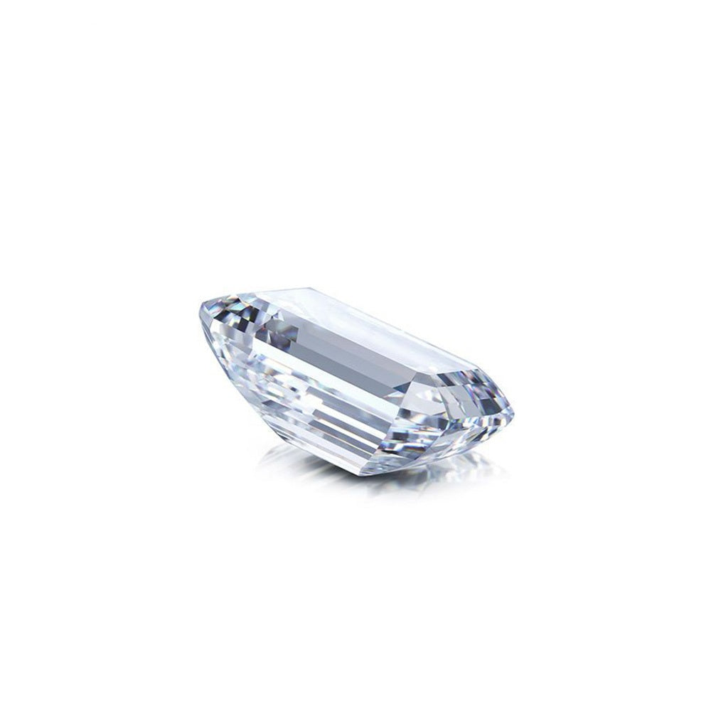 Emerald Cut Certified Moissanite Solitaire