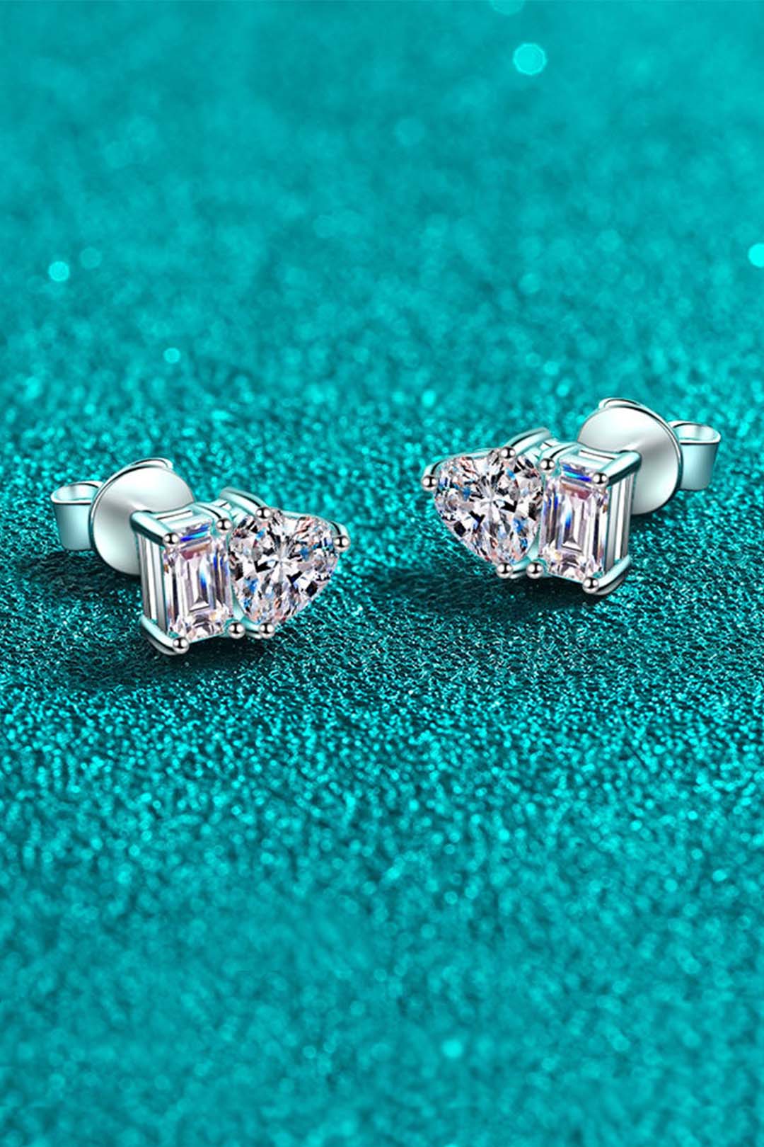 Primrose Moissanite Solitaire Earrings
