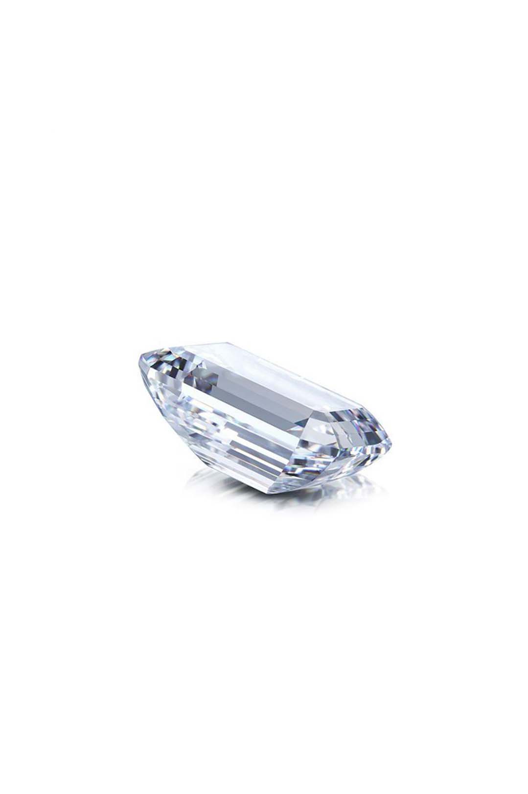 Emerald Cut Certified Moissanite Solitaire