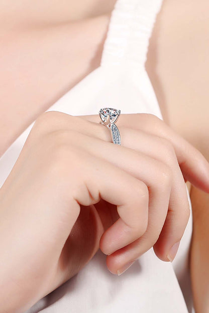 Matilda moissanite Solitaire Ring