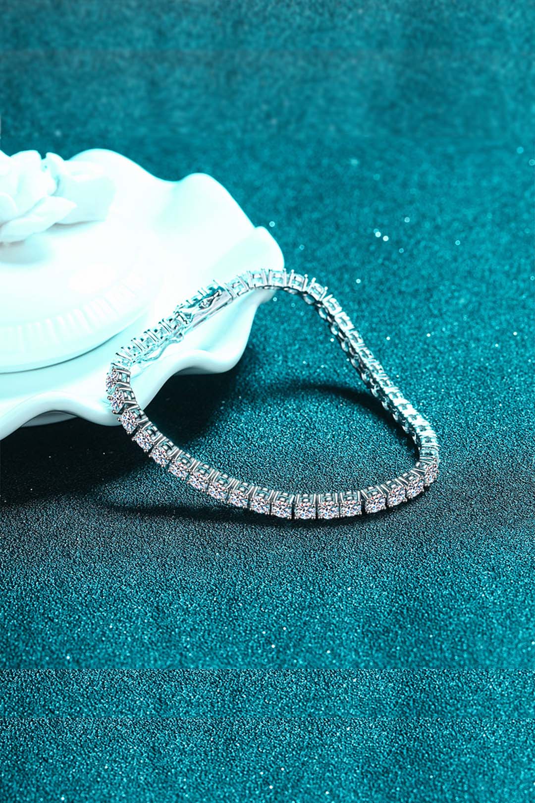 20 Cents (3.80mm) Moissanite Tennis Bracelet