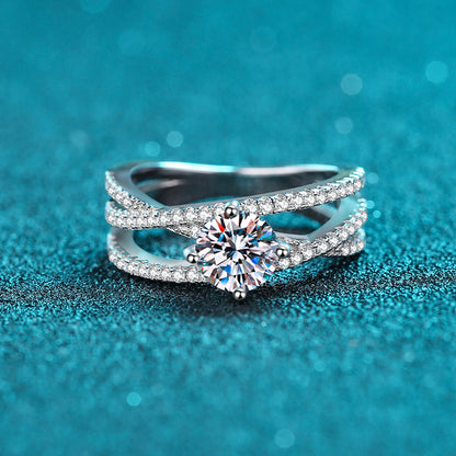 Eleanor's Elegance moissanite Ring