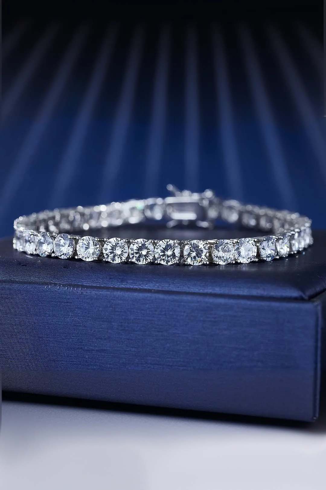 50 Cents (5.10mm) Moissanite Tennis Bracelet