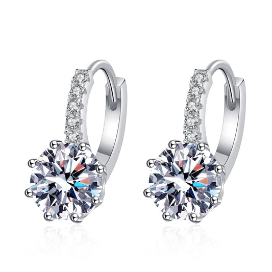 GlamourGleam solitaire earring