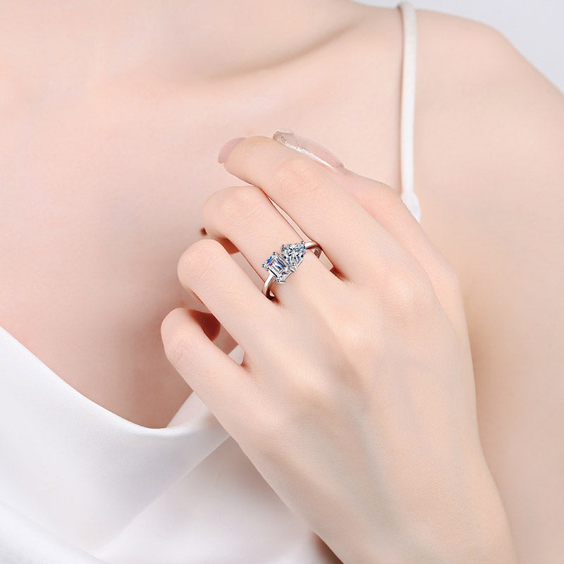 Isla moissanite Ring