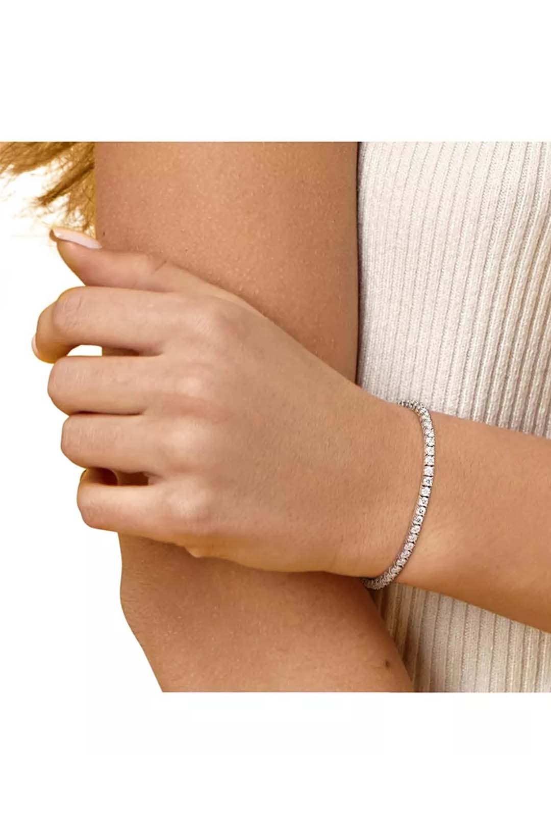 20 Cents (3.80mm) Moissanite Tennis Bracelet