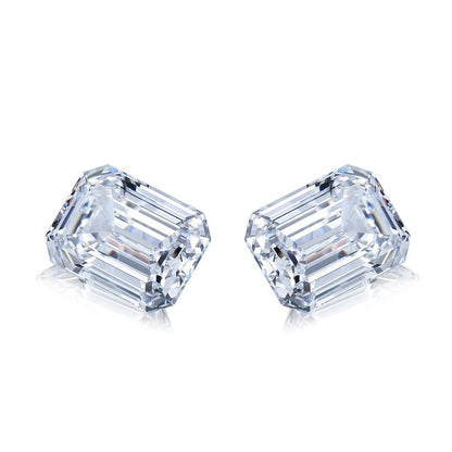 Emerald Cut Certified Moissanite Solitaire