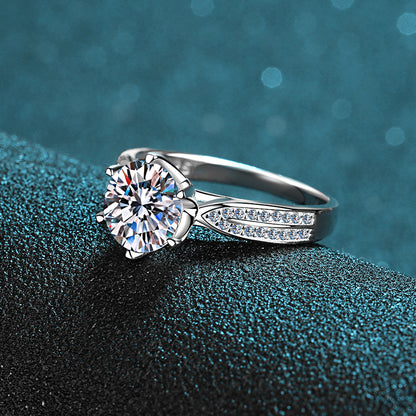 Matilda moissanite Solitaire Ring