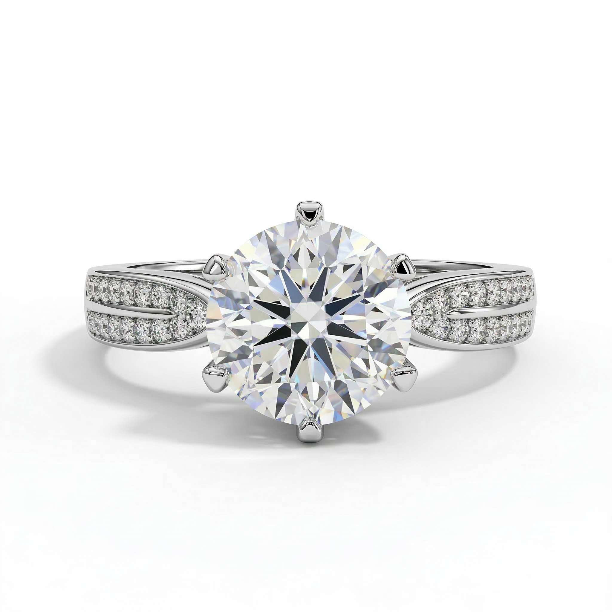 Matilda moissanite Solitaire Ring
