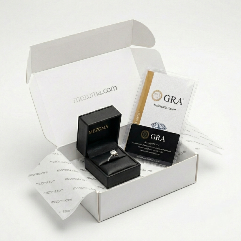 Matilda moissanite Solitaire Ring