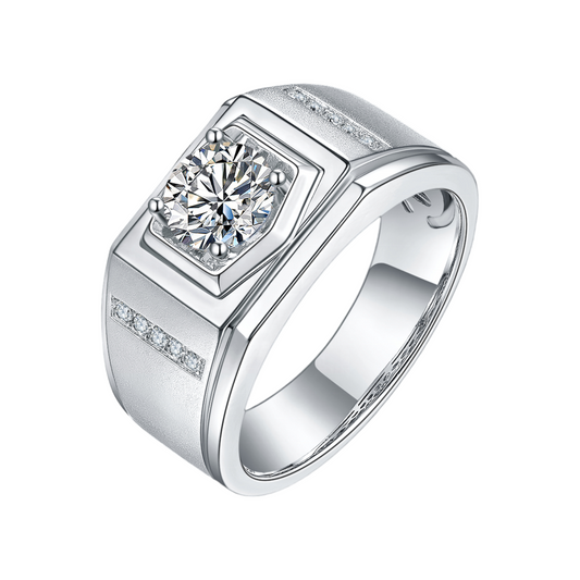 Apex moissanite Ring