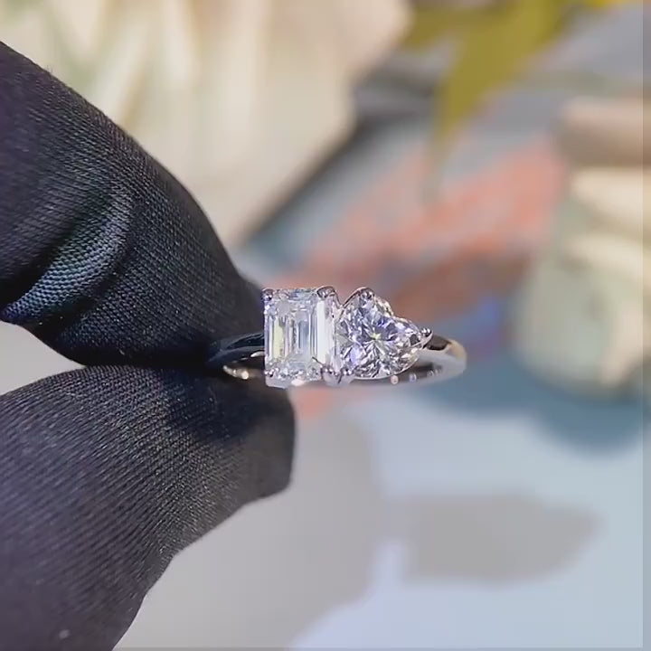 Isla moissanite Ring