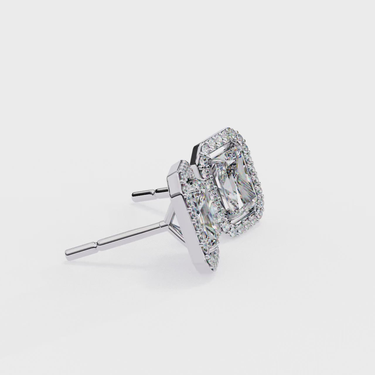 1 Carat Nellie Diamond Solitaire Earring