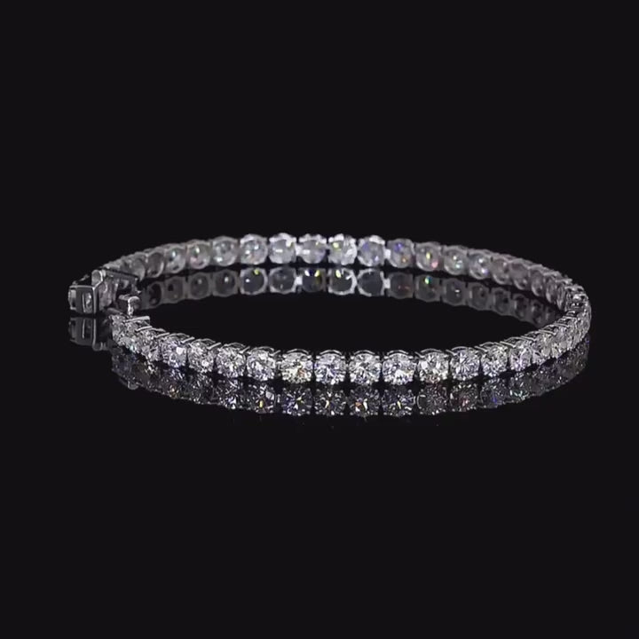 20 Cents (3.80mm) Moissanite Tennis Bracelet