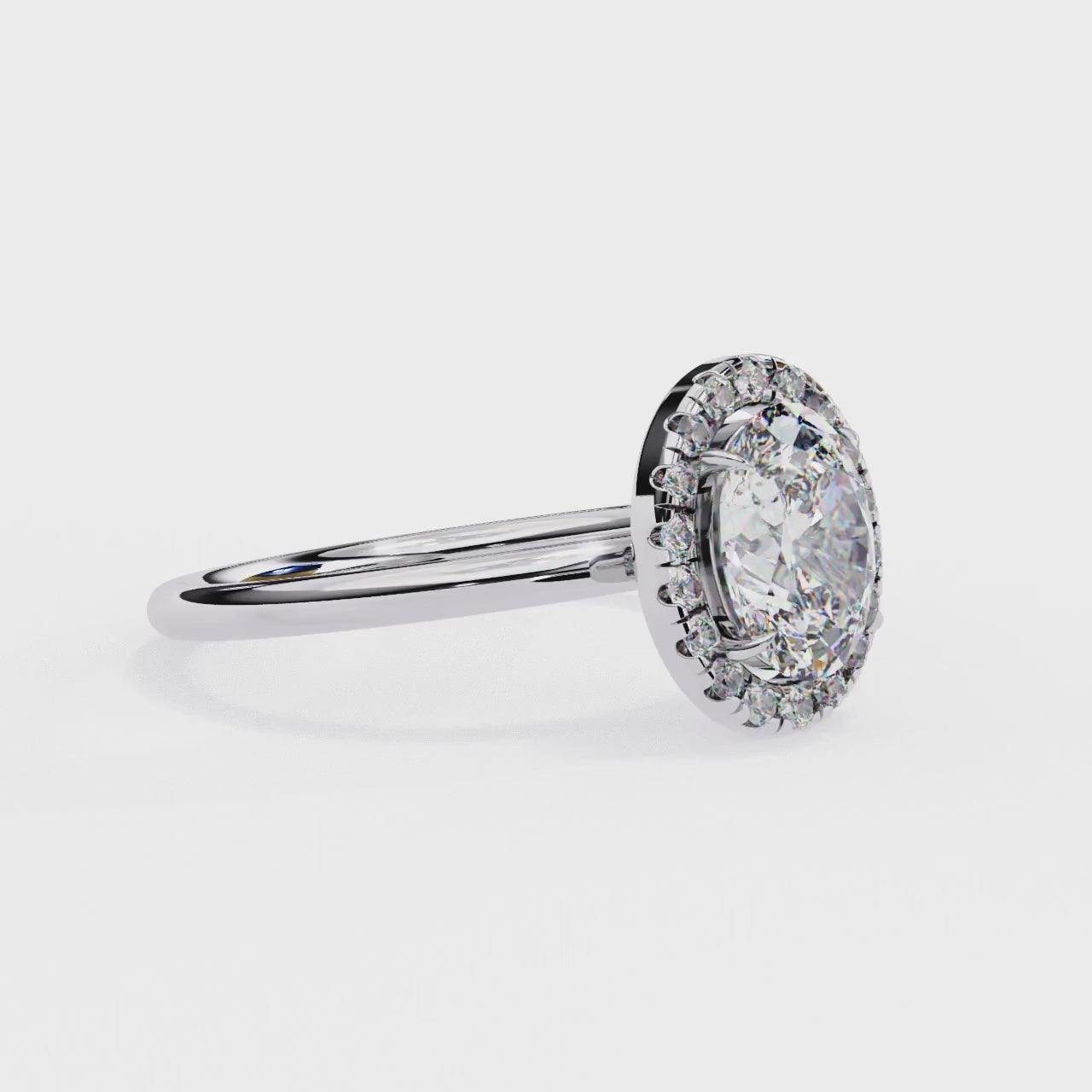 Amelia's Allure Oval Cut Solitaire Ring